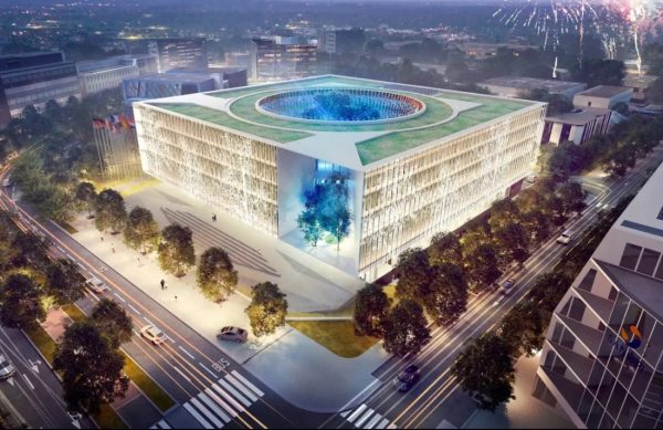 Construction du Centre de Recherche International sur le Cancer