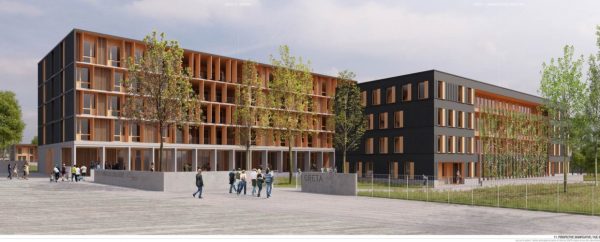 La réalisation des menuiseries de la reconstruction du Lycée Ambroise Brugière à Clermont Ferrand s’achève