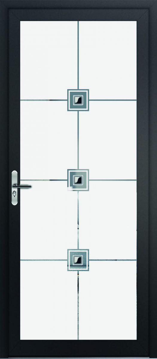 Porte aluminium vitrée